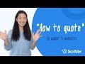 Quoting Principles and Practices
