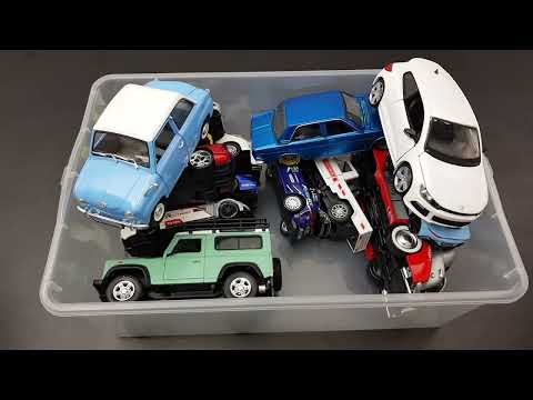 Box full of Various Diecast Model Cars