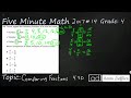 Comparing and Evaluating Fractions