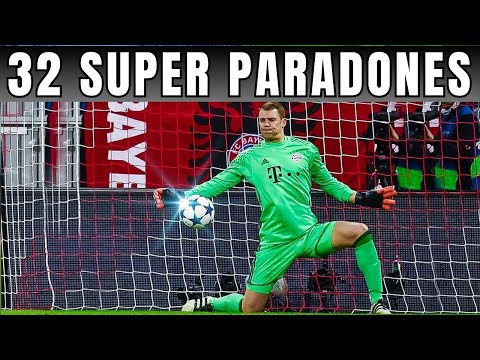 INCREÍBLE: 32 Paradas IMPOSIBLES en el Fútbol 😱 | ¡Las mejores atajadas de la historia!