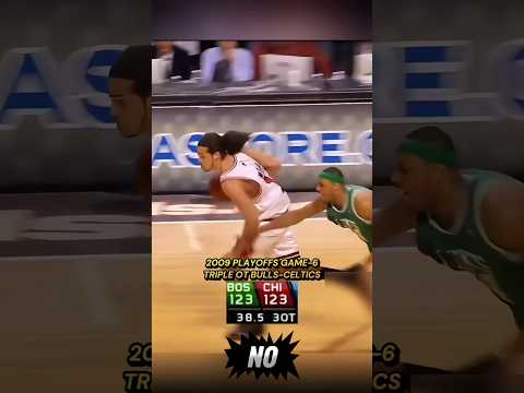 Have you Ever seen triple overtime in NBA🧐#chicagobulls #derrickrose #celtics #nbaplayoffs #nbahighl
