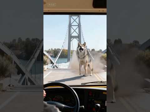 A wolf saved the children's lives, despite their fearsome reputation.#animal#funny#ai #story#video