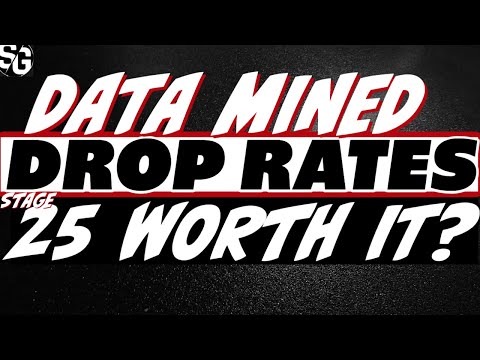 Data mined drop rates for stage 25. IS IT WORTH IT? Raid Shadow Legends