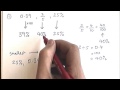 Ordering Fractions, Decimals, and Percentages