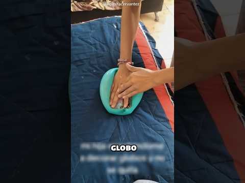El estudiante transformó un globo en una obra de arte 😮