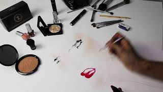 ART Challenge : dessin réalisé avec le maquillage de la box T.LeCLerc