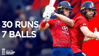 30 Runs Off 7 Balls | Bethell & Salt Go BIG | England vs South Africa