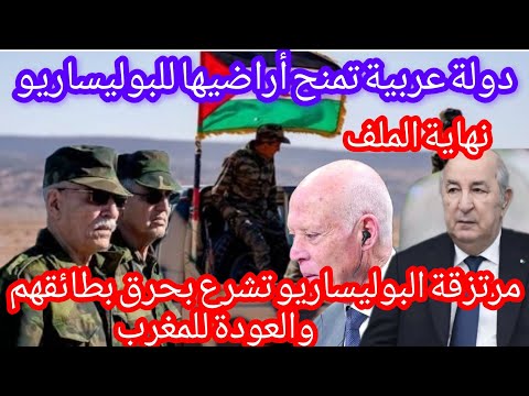 نهاية الملف دولة عربية تمنح أراضيها البوليساريو والبوليساريو يشرعون بحرق بطائقهم#الصحراء-مغربية