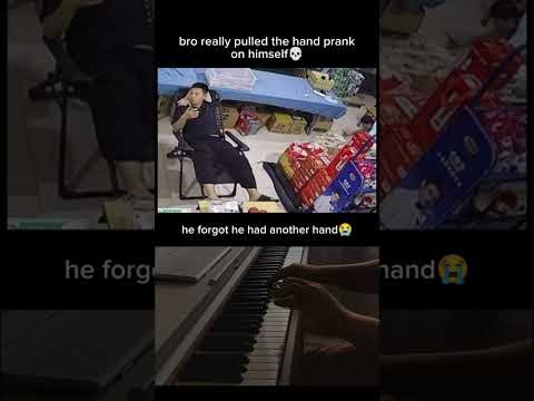 bro pranked himself😭