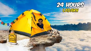 Living 24 hours Camping on top of Ladakh Mountain