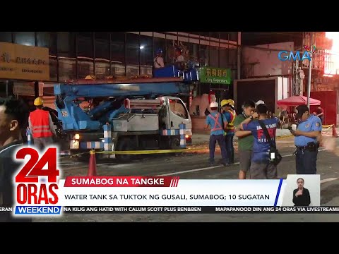 Water Tank Sa Tuktok Ng Gusali Sumabog 10 Sugatan Videos GMA News