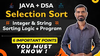 Selection Sort Algorithm in Java (Data Structure) | DSA Placement Course
