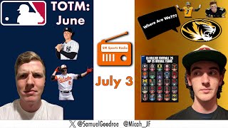 EACFB 25 Top 25 Teams Reaction | Our MLB Team of the Month | NBA/NHL Free Agency | SM July 3rd