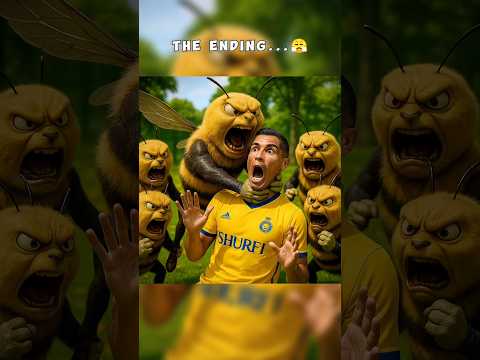 जब Ron*ldo बना हनी चोर 😱🐝 #Ronaldo #ViralShorts #Football