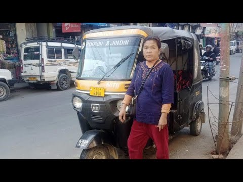 Mizo zinga hmeichhe Auto Rickshaw driver hmasa ber (?) Pi Maawmi kawmna