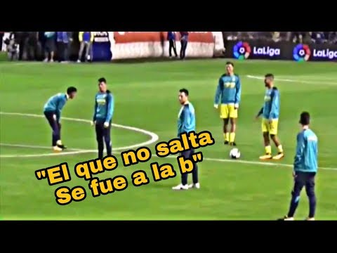 Miedo de los jugadores del Villarreal en la Bombonera!
