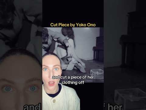 Would you cut clothes Yoko Ono & Marina Abramović #performanceart #artreview #yokoono