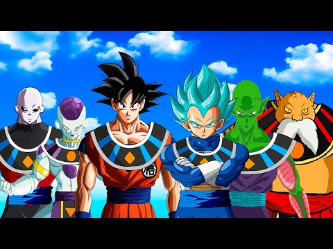 El nuevo ángel y dios de la destrucción: GOKU Y VEGETA