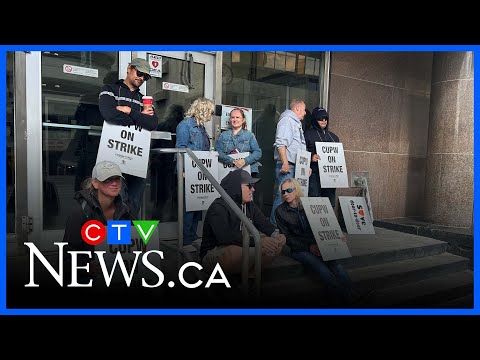 YouTube video thumbnail: Saskatchewan Canada Post Employees on the Picket Line