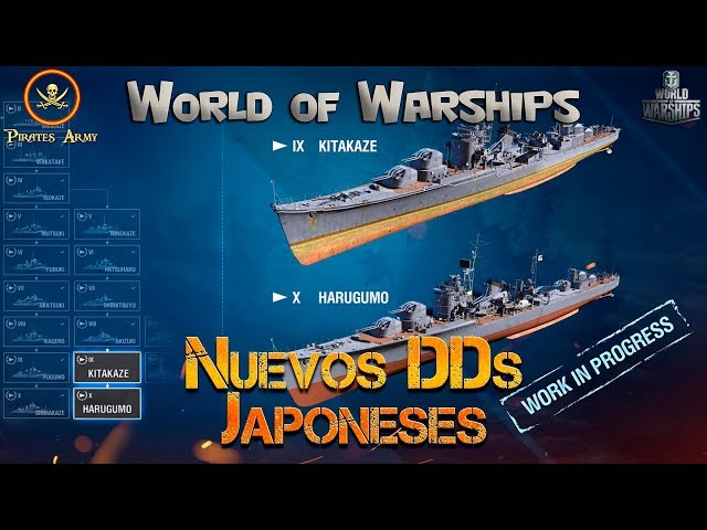 World of Warships Español - Nuevos Destructores Japoneses