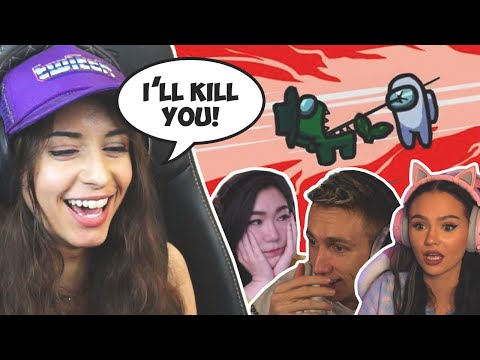 Anita Begs People To Stop Clipping Her Butt In Among Us | With Miniminter (Sidemen), Talia Mar, Hafu