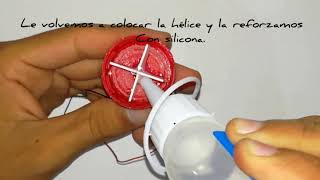 Como hacer una BOMBA DE AGUA casera POTENTE para pecera o estanque