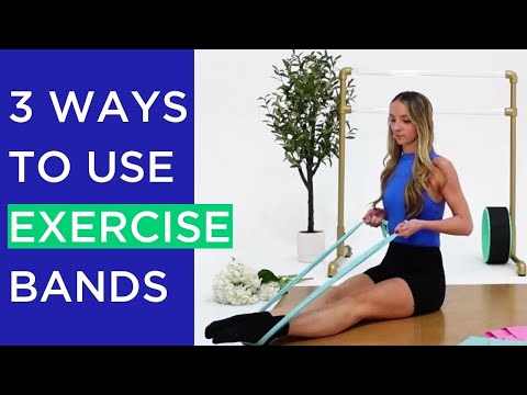 How to use exercise bands: 3 stretches to increase flexibility