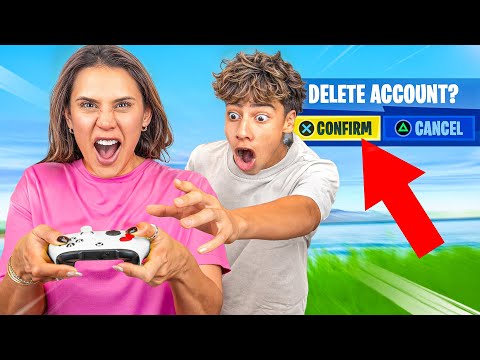 My Mom CONTROLS my Fortnite Game 😡