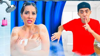 ESPIANDO A KARLA BUSTILLOS POR 24 HORAS *Mau me descubrió*  | Habiram Bustillos