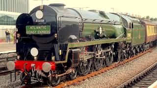 35028 Clan Line shines in the bank holiday sun on the Atlantic Coast Express | 23/5/26