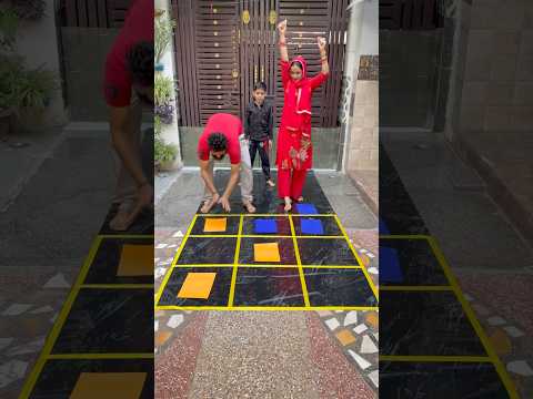 The Nine-Grid Square Challenge, which Team Is The Best? #familygames #familychallenge
