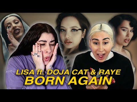 GAYS REACT to LISA - BORN AGAIN feat. Doja Cat & RAYE (Official Music Video)!!!