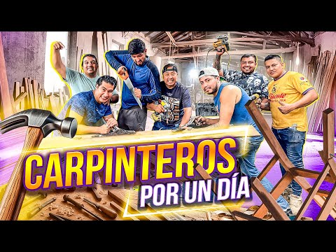Nos convertimos en CARPINTEROS Por Un Día 🪚👷🏻‍♂️