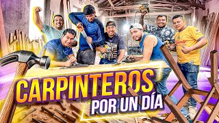 Nos convertimos en CARPINTEROS Por Un Día 🪚👷🏻‍♂️