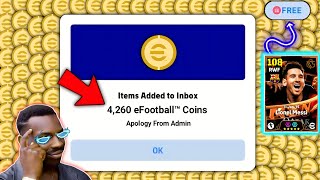 How To Get Free 4500 Coins & Free Big Time Messi In eFootball 2025 Mobile