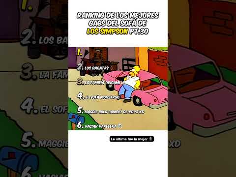 Ranking de gags del sofá de Los Simpson pt 30 😭