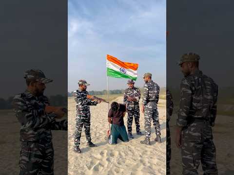 एक तरफ़ भाई दूसरी तरफ़ देश 🥹🇮🇳 #foryou #indianarmy #army #armyemotional #bhai #desh #shorts