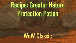 sekundær komponist Lydighed Recipe: Greater Nature Protection Potion - Item - Classic World of Warcraft