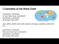 Geography and Landforms Assessment