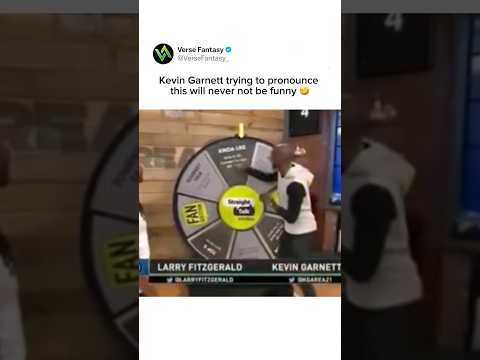 Kevin Garnett Forgets How to Read Live On-Air