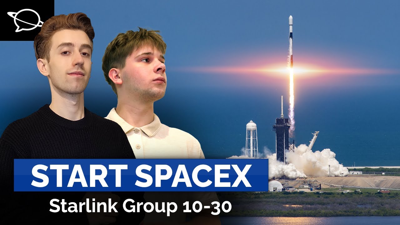 🔴 Oglądamy start Falcona 9 z misją Starlink Group 10-30