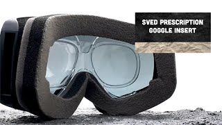 SVED Optical Prescription Goggle Insert with Snow Goggle | Overview, and Insertion