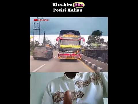 supir bus yang tak beretika #jalan #police #adrenaline