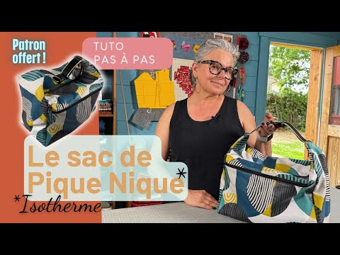 “Cousez ce sac picnic isotherme sans couture apparente (tuto facile et zéro biais !)”