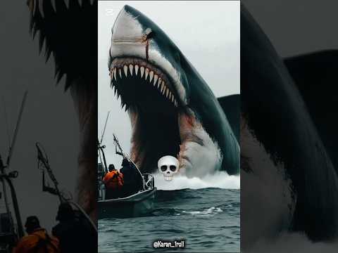 MEGALODON ARE NOT SCARY 🙀😟#shark #goviral #shorts #shortsfeed