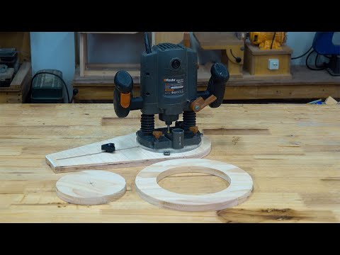 CUT CIRCLES LIKE A PRO WITH THIS Router JIG HACK!