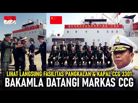 BAKAMLA DATANGI MARKAS CHINA COAST GUARD CEK LANGSUNG FASILITAS PANGKALAN & KAPAL CCG 3301