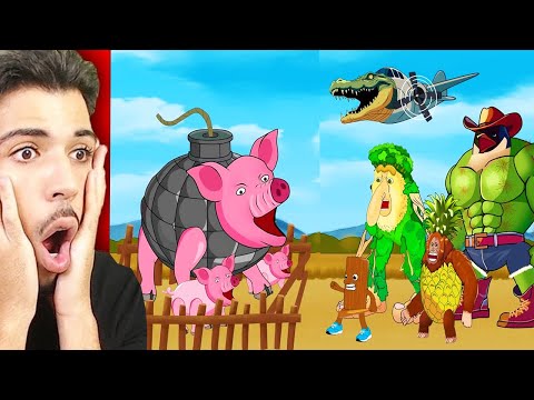 TOUS LES BRAINROT vs SVININO BOMBONDINO et BOMBARDINO CROCODILO vs TUNG SAHUR !