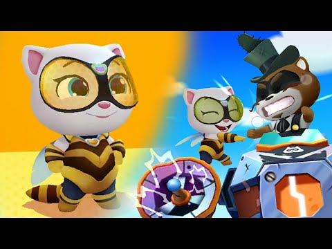 Talking Tom Hero Dash - All additional missions - Angela - Gameplay, Android - LILU