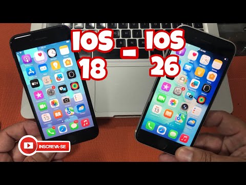 DIFERENÇAS ENTRE O IOS 18 E O NOVO IOS 26